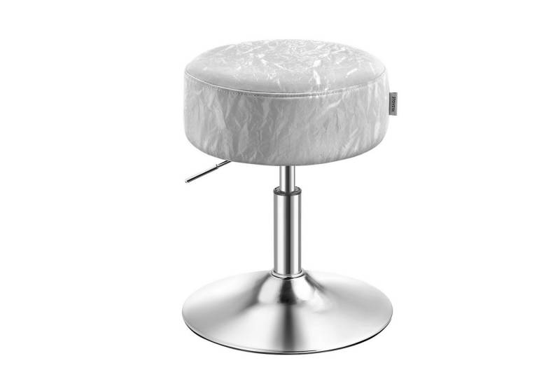 VASAGLE Barhocker Schminktischr Drehhocker (1 St), Schminkstuhl, Sitzhocker 360° drehbar, PU, dicke Polsterung von VASAGLE