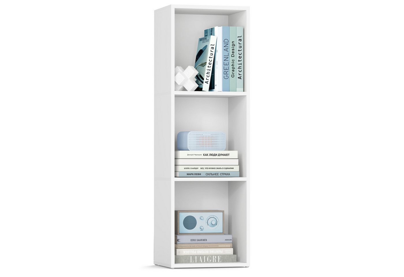 VASAGLE Bücherregal, 3/4-stöckiges Regal, offenes Aufbewahrungsregal, Homeoffice VASAGLE Bücherregal, 3/4-stöckiges Regal, offenes Aufbewahrungsregal, Homeoffice von VASAGLE
