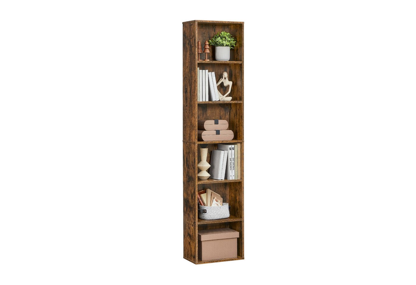 VASAGLE Bücherregal, mit 5/6 Ebenen, für Wohnzimmer, Büro VASAGLE Bücherregal, mit 5/6 Ebenen, für Wohnzimmer, Büro von VASAGLE
