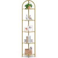 VASAGLE Eckregal gold 28,0 x 28,0 x 158,0 cm von VASAGLE