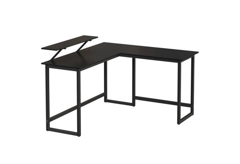 VASAGLE Eckschreibtisch Computertisch, 140x130x76/91cm L-Form Schreibtisch VASAGLE Eckschreibtisch Computertisch, 140x130x76/91cm L-Form Schreibtisch von VASAGLE