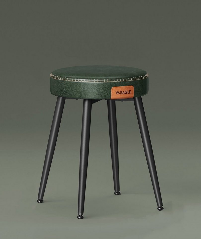 VASAGLE Sitzhocker (1 St), Esszimmerstuhl, EKHO Series, schminktisch stuhl, 48,2 cm hoch von VASAGLE