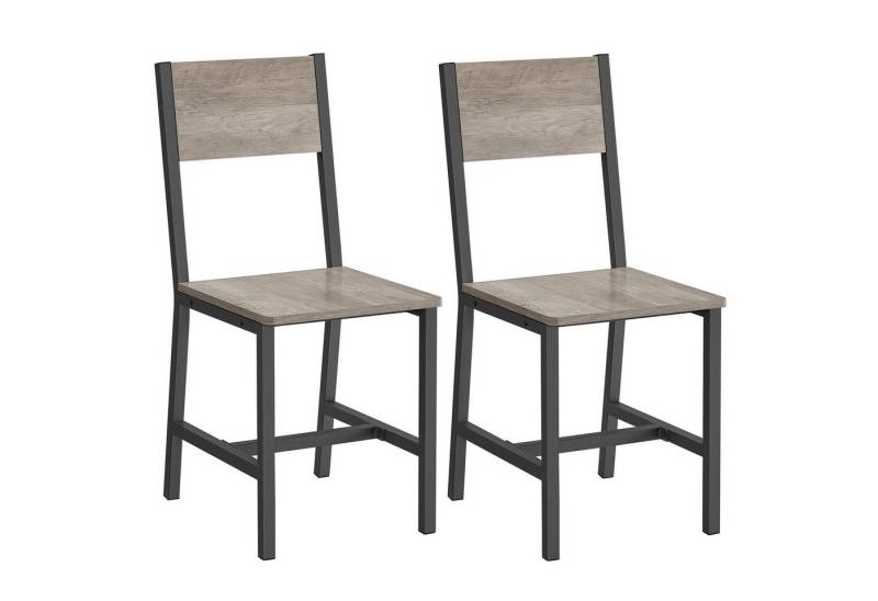 VASAGLE Esszimmerstuhl (2 St), Holzstuhl Küchenstühle für Küche von VASAGLE