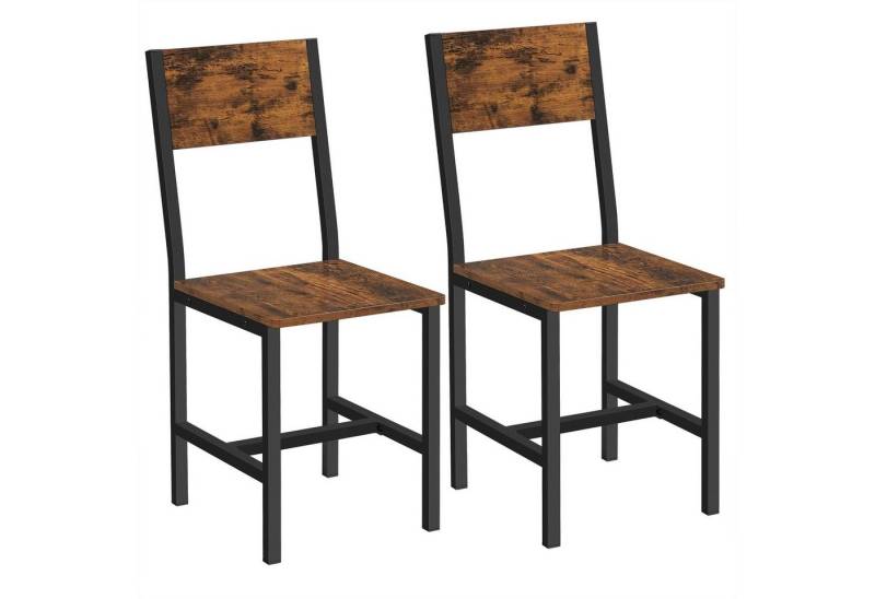 VASAGLE Esszimmerstuhl (2 St), Holzstuhl Küchenstühle für Küche von VASAGLE