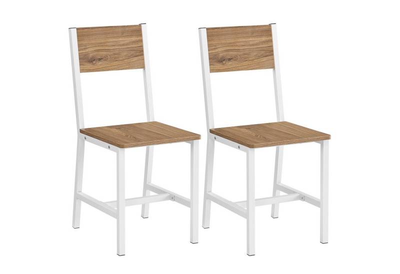 VASAGLE Esszimmerstuhl (2 St), Holzstuhl Küchenstühle für Küche von VASAGLE