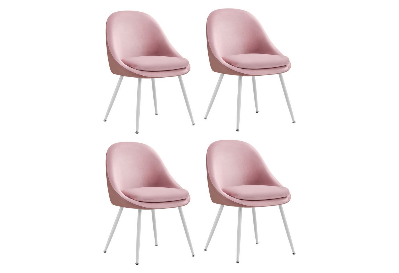 VASAGLE Esszimmerstuhl 2er Set/ 4er Set/ 6er SetKüchenstuhl-61 x 56 x 81,5 cm (T x B x H) (4 St), stuhl bis 120 kg von VASAGLE