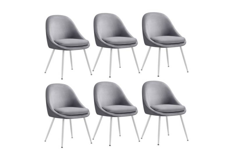 VASAGLE Esszimmerstuhl 2er Set/ 4er Set/ 6er SetKüchenstuhl-61 x 56 x 81,5 cm (T x B x H) (6 St), stuhl bis 120 kg von VASAGLE