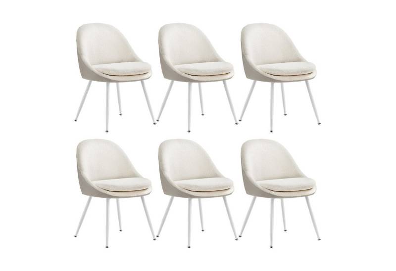 VASAGLE Esszimmerstuhl 2er Set/ 4er Set/ 6er SetKüchenstuhl-61 x 56 x 81,5 cm (T x B x H) (6 St), stuhl bis 120 kg von VASAGLE