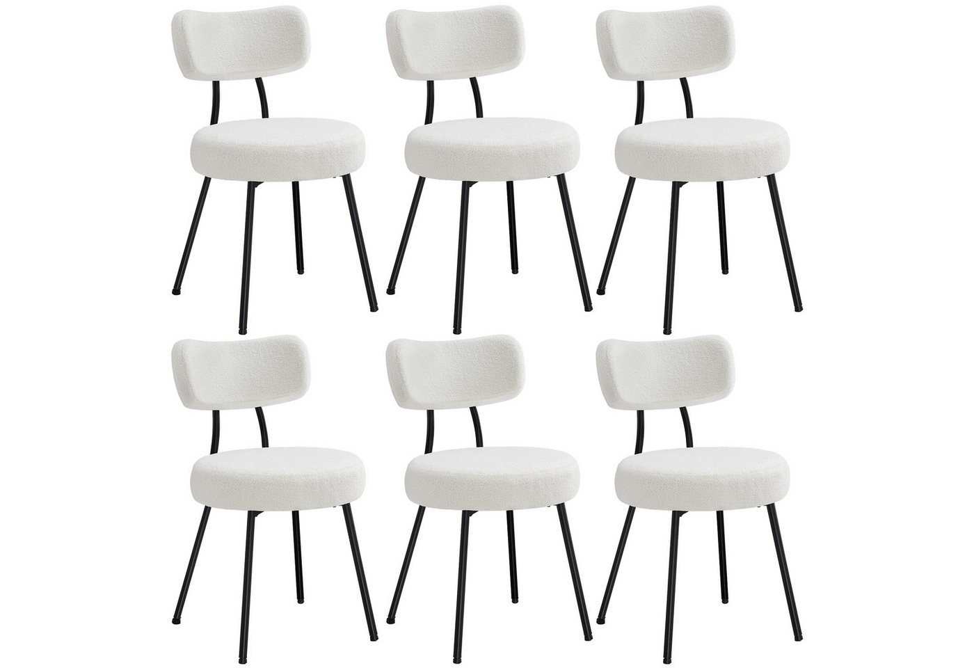 VASAGLE Esszimmerstuhl 2er Set/ 4er Set Esszimmerstuhl, Küchenstuhl (6 St) von VASAGLE