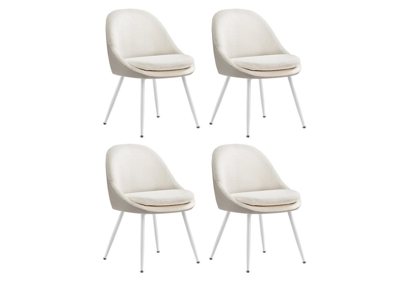 VASAGLE Esszimmerstuhl 2er Set/ 4er Set Küchenstuhl (4 St), stuhl bis 120 kg von VASAGLE
