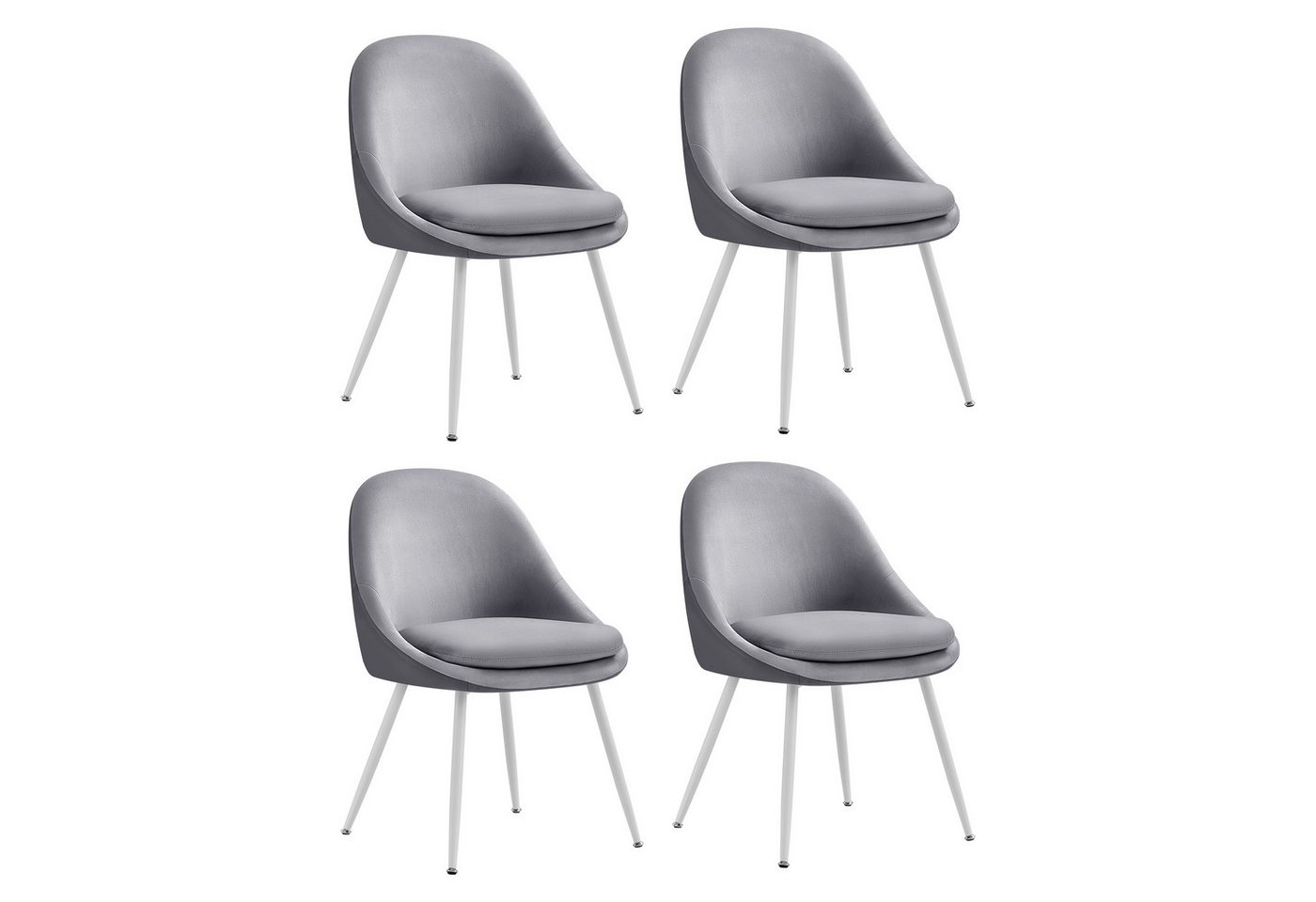 VASAGLE Esszimmerstuhl 2er Set/ 4er Set Küchenstuhl (4 St), stuhl bis 120 kg von VASAGLE