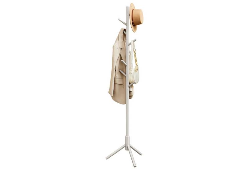 VASAGLE Garderobenständer Kleiderständer, Massivholz, 3 Höhen, 47x47x175cm von VASAGLE