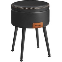 VASAGLE Hocker mit Stauraum LOM005B01 schwarz Kunstleder VASAGLE Hocker mit Stauraum LOM005B01 schwarz Kunstleder von VASAGLE