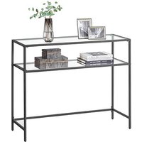 VASAGLE Konsolentisch Glas schwarz 100,0 x 35,0 x 80,0 cm VASAGLE Konsolentisch Glas schwarz 100,0 x 35,0 x 80,0 cm von VASAGLE