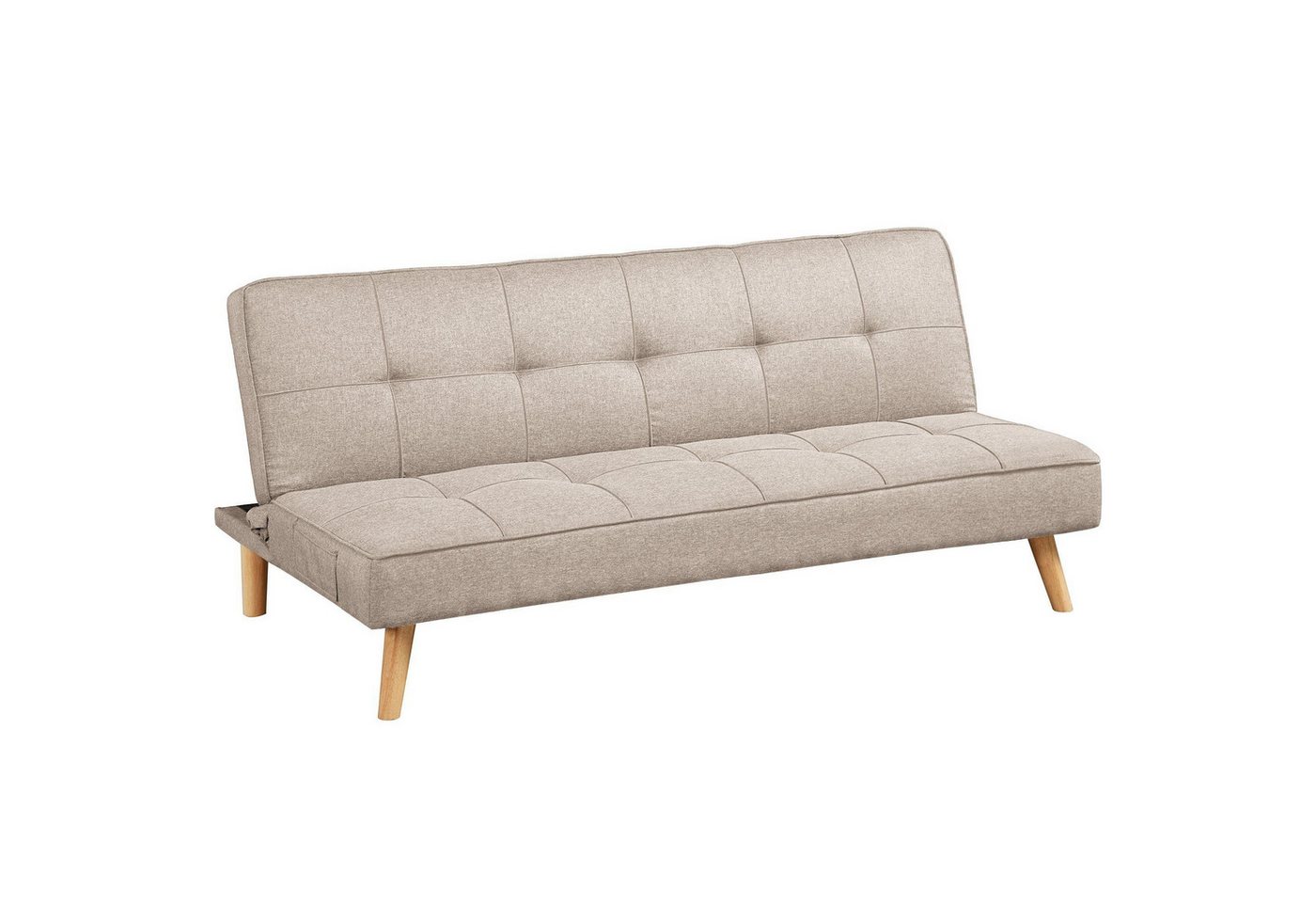 VASAGLE Schlafsofa, Schlafsofa, Bettsofa, 175 x 83 x 76 cm, Baumwoll-Leinen-Mischgewebe von VASAGLE