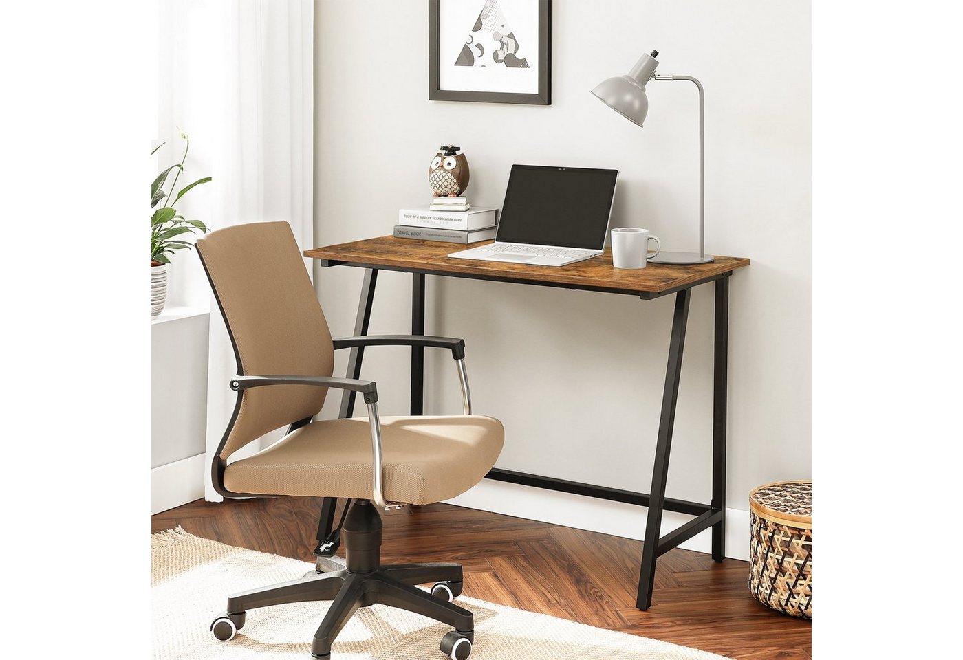 VASAGLE Schreibtisch Computertisch, 100 x 50 x 75 cm, Büro, Arbeitszimmer VASAGLE Schreibtisch Computertisch, 100 x 50 x 75 cm, Büro, Arbeitszimmer von VASAGLE