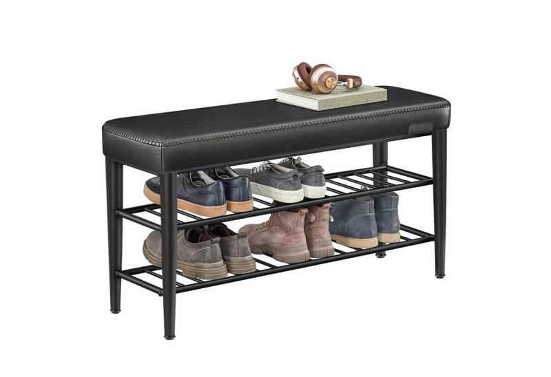 VASAGLE Schuhbank, Schuhregal, EKHO Series, Kunstleder, 30 x 80 x 50 cm von VASAGLE