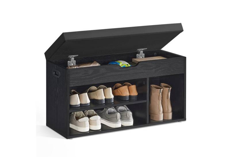 VASAGLE Schuhbank, mit Stauraum, 80 x 30 x 44 cm (L x B x H) von VASAGLE