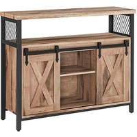 VASAGLE Sideboard, LSC092B50 natur 100,0 x 33,0 x 80,0 cm von VASAGLE