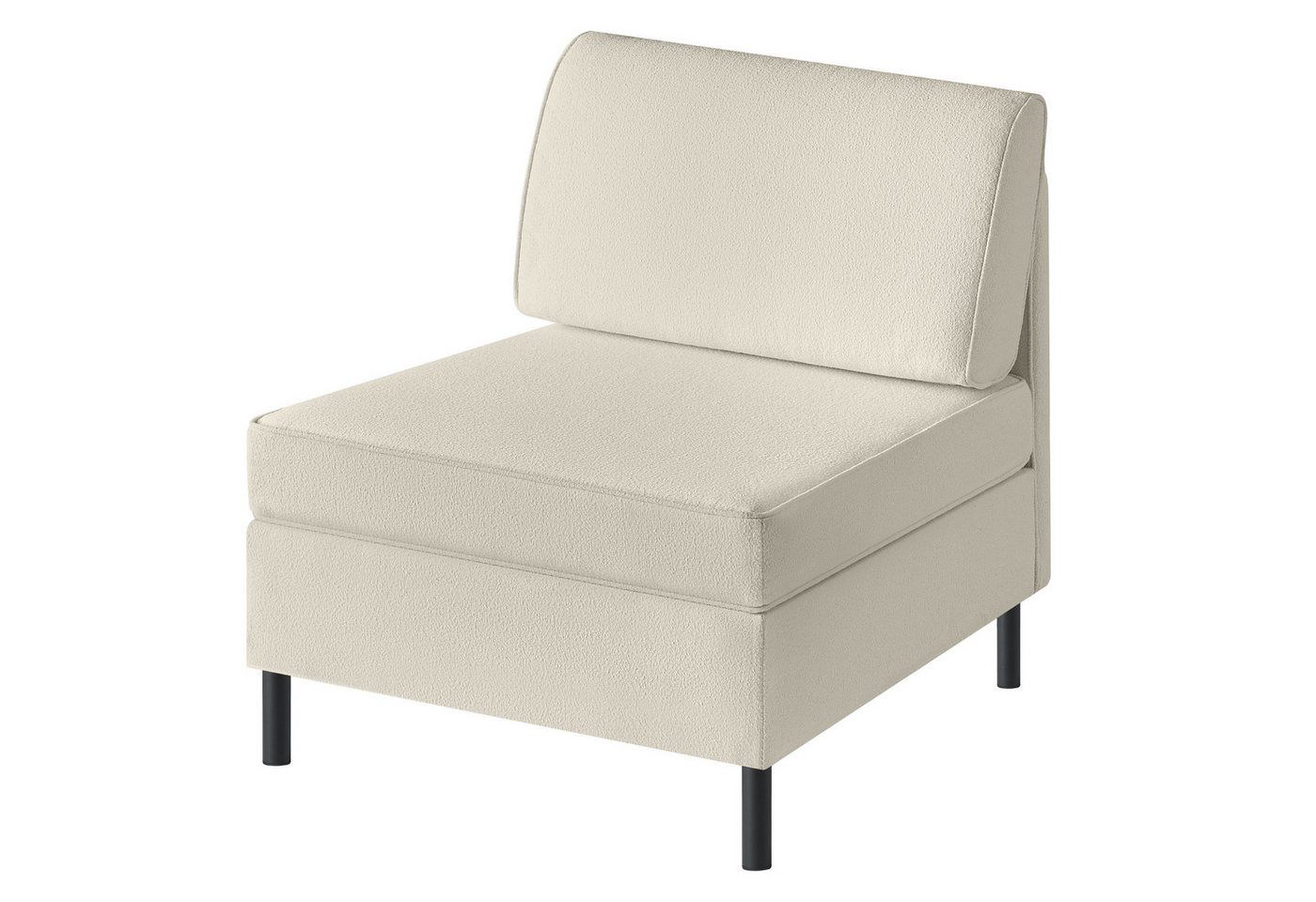 VASAGLE Sofa-Mittelelement (1er Set), Modulares Sofa, als Modul oder separat verwendbar, combie sofa von VASAGLE