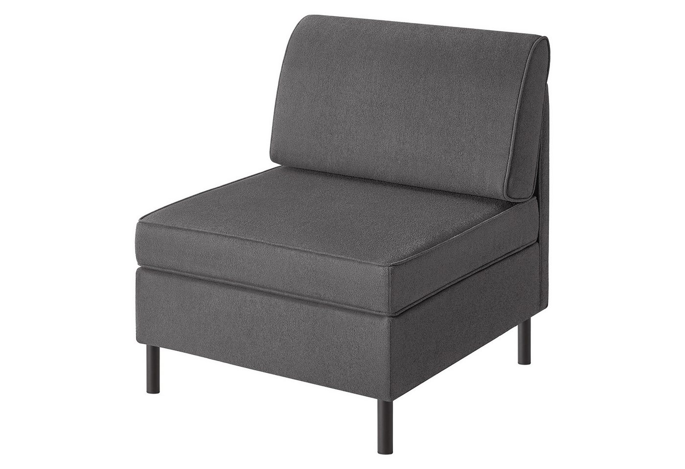 VASAGLE Sofa-Mittelelement (1er Set), Modulares Sofa, als Modul oder separat verwendbar, combie sofa von VASAGLE