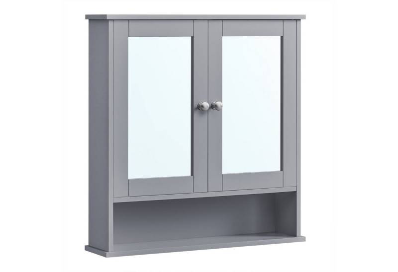 VASAGLE Spiegelschrank Badschrank Wandschrank Hängeschrank Breite 56.5-65cm, verstellbare Ablage VASAGLE Spiegelschrank Badschrank Wandschrank Hängeschrank Breite 56.5-65cm, verstellbare Ablage von VASAGLE