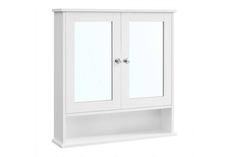 VASAGLE Spiegelschrank Badschrank Wandschrank Hängeschrank verstellbare Ablage von VASAGLE