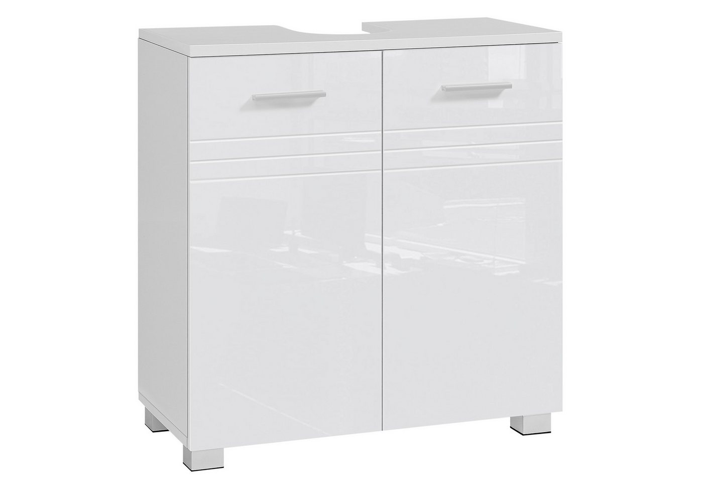 VASAGLE Waschbeckenunterschrank Badezimmerschrank Badschrank mit Doppeltür, verstellbare Ablage VASAGLE Waschbeckenunterschrank Badezimmerschrank Badschrank mit Doppeltür, verstellbare Ablage von VASAGLE