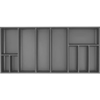 Agoform Besteck Organizer Sky Besteckeinsatz 1020x53x473mm schiefgrau Kunststoff von VASALAT