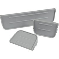 Agoform Besteckasten Trenner Scoop II - Trennwand Set, Kunststoff silber von VASALAT