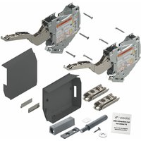 Vasalat - Blum Aventos Tip On 400-1000 tiefgrau Kraftspeicher mit Montageplatte von VASALAT