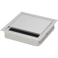 Vasalat - Kabeldurchgang eckig Kabeldurchlass mit Schutzbürste, 70x70x25m, Alu eloxiert von VASALAT