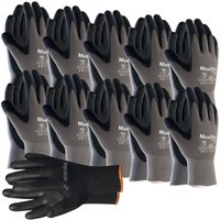 Maxiflex Handschuhe Größe 7 Endurance 10 Paar - Arbeitshandschuhe mit Noppen für Herren und Damen - Montagehandschuhe mit bestem Grip von VASALAT