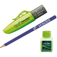 Pica Powder Bohrloch-Spraymarker Set mit bewiglichem Sprüharm, bis zu 1500 Sprühstöße in Grün - Bohrlochmarker mit Pica Powder Refill Nachfüllpulver Pica Powder Bohrloch-Spraymarker Set mit bewiglichem Sprüharm, bis zu 1500 Sprühstöße in Grün - Bohrlochmarker mit Pica Powder Refill Nachfüllpulver von VASALAT