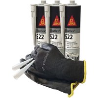 Vasalat - Sika Sikaflex 522 stp Kleber - Wohnwagen Dichtmasse und Klebstoff für den Innen- und Außenbereich - ideal zum Abdichten, 300ml weiß 3er Set von VASALAT