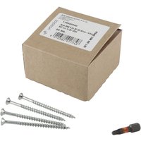 Vasalat - Spax 5x80 Senkkopfschrauben Vollgewinde TX20 4CUT mit Wellenschliff, T-Star plus & Spax Bit T-Star plus T20, Wirox - 51-teilig Vasalat - Spax 5x80 Senkkopfschrauben Vollgewinde TX20 4CUT mit Wellenschliff, T-Star plus & Spax Bit T-Star plus T20, Wirox - 51-teilig von VASALAT