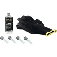 Vasalat - Staloc Konstruktionsklebstoff XP60 - 2K Kleber schnellhärtend und geruchsneutral - 1x Klebstoff extra stark + 4x Statikmischer von VASALAT