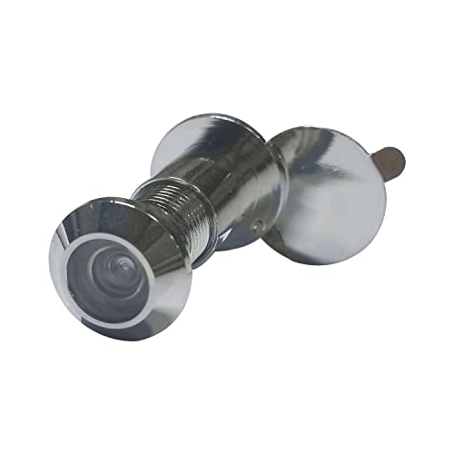 VASALAT 1274 ANG-12-JC-CROMO Türgucker ø 12 mm, Weitwinkel 170°, TS 20-30 mm, Messing verchromt, von vasalat