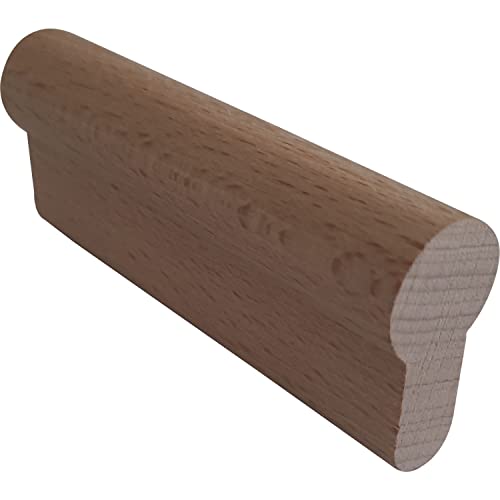 VASALAT H1 Blindzylinder aus Holz, 80 x 17 x 33 mm, Buche roh, von VASALAT