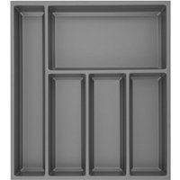 Vasalat - Agoform Besteck Organizer Sky Besteckeinsatz 420x53x473mm schiefgrau Kunststoff von VASALAT