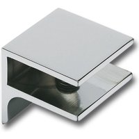 Glastablar-Klemmträger Pula, Glas 8-10 mm,Breite 30 mm,Messing verchromt poliert von VASALAT