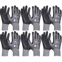 Vasalat - Handschuhe mit Noppen - Montagehandschuhe Gr 7 - Gebol Arbeitshandschuhe Multiflex robust und atmungsaktiv - 6 Paar Vasalat - Handschuhe mit Noppen - Montagehandschuhe Gr 7 - Gebol Arbeitshandschuhe Multiflex robust und atmungsaktiv - 6 Paar von VASALAT