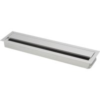 Vasalat - Kabeldurchgang eckig Kabeldurchlass mit Schutzbürste, 350x70x25mm, Alu eloxiert Vasalat - Kabeldurchgang eckig Kabeldurchlass mit Schutzbürste, 350x70x25mm, Alu eloxiert von VASALAT