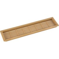 Vasalat - Lüftungsgitter Abluftgitter Möbelbeschlag 230 x 69 mm Kunststoff beige von VASALAT
