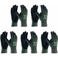 Schnittschutzhandschuhe atg Maxiflex Cut Handschuhe Größe 10, schnitthemennde Arbeitshandschuhe xl - 5 Paar - Vasalat von VASALAT