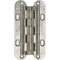 Einlass-Scharnier, 88x18 mm, öw 180 Grad, Messing vernickelt matt - Sepa Einlass-Scharnier, 88x18 mm, öw 180 Grad, Messing vernickelt matt - Sepa von SEPA