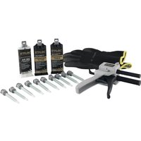 Staloc 2K Kleber Set - Kraftkleber und Konstruktionsklebstoff für Industrie, Bau und Handwerk, 5er Set 703/710/XP-60 + 2K Kleber Pistole + 10x von VASALAT