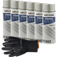 vasalat Dupli-Color Lackspray weißaluminium matt RAL 9006 - Sprühlack für Metall, Kunststoff und Holz - wetterfeste Sprühfarbe für den Innen- und von VASALAT