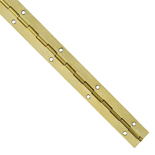 vasalat Premium Stangenscharnier (Klavierband), 32x410mm - Stahl vermessingt matt 1 Stück von VASALAT