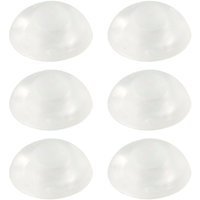 Vasalat - Wandtürstopper Set - Türpuffer 32mm, Höhe 12mm - Türstopper selbstklebend ideal zum Schutz von Wand & Tür, transparent - 6 Stück von VASALAT